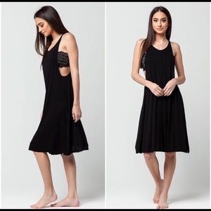 Volcom Open Side Slip Swing Dress